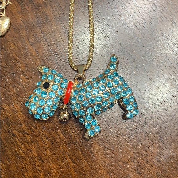 Jewelry New Rhinestone Dog Necklace Poshmark